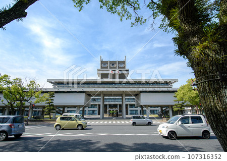 Nara Prefectural Office Main Entrance - Prefectural Office in Nara, Japan - 107316352
