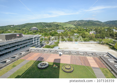 Nara Prefectural Office Rooftop Square/Observation Room 360 degree panorama Nara Prefectural Office Rooftop Square/Observation Room 360 degree panorama 107316359