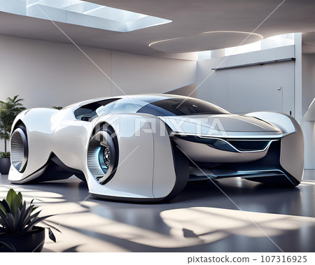 Cool future sports car 107316925