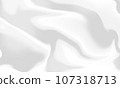abstract background of white fabric 107318713