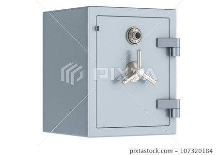 Combination Safe Box, 3D rendering Combination Safe Box, 3D rendering 107320184