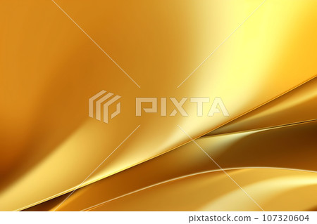 Abstract golden background. Wave design element. Beautiful illustration 107320604