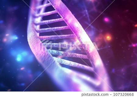 Science Biotechnology DNA illustration and abstract illustration Science Biotechnology DNA illustration and abstract illustration 107320668