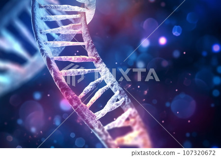 Science Biotechnology DNA illustration and abstract illustration Science Biotechnology DNA illustration and abstract illustration 107320672