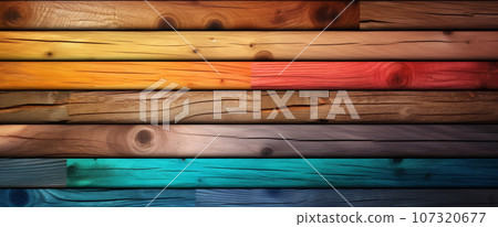 Colorful wood material background for wallpaper Colorful wood material background for wallpaper 107320677
