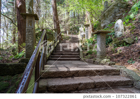 山形縣山形市,俗稱山寺,立石寺五大道的參道 山形縣山形市,俗稱山寺,立石寺五大道的參道 107322861