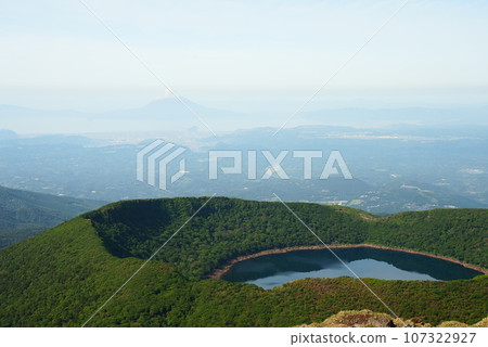 大波池外的櫻島風景 107322927