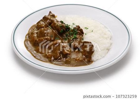 European beef curry 107323259