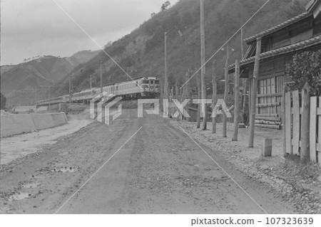 (Record of the Showa era) Limited express Shiratori, Kiha 81, running through a village on the Sorrow Main Line Nihonkai (Uetsu Main Line), Murakami City, Niigata Prefecture (Record of the Showa era) Limited express Shiratori, Kiha 81, running through a village on the Sorrow Main Line Nihonkai (Uetsu Main Line), Murakami City, Niigata Prefecture 107323639