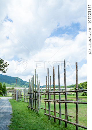 Horse fence (close view) Horse fence (close view) 107325185
