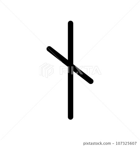 It's a rune. The alphabet indicates n. It's a rune. The alphabet indicates n. 107325607