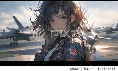 [AI生成圖像]女戰鬥機飛行員7 107325713