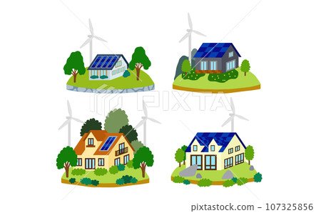 太陽能和風力發電的房子 107325856