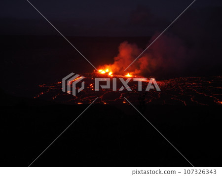 Hawaii Island Kilauea volcano eruption Hawaii Island Kilauea volcano eruption 107326343