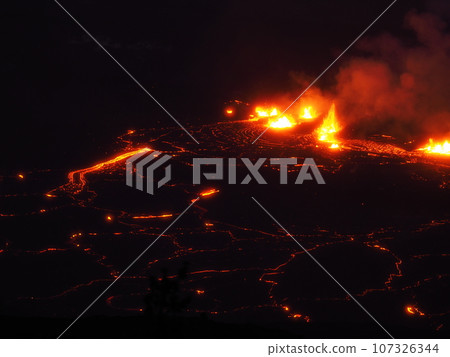 夏威夷島基拉韋厄火山爆發 夏威夷島基拉韋厄火山爆發 107326344
