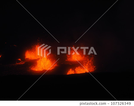Hawaii Island Kilauea volcano eruption Hawaii Island Kilauea volcano eruption 107326349