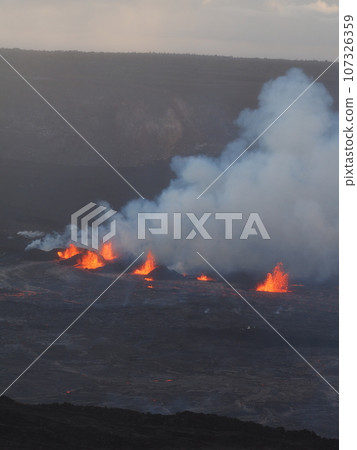 Hawaii Island Kilauea volcano eruption Hawaii Island Kilauea volcano eruption 107326359