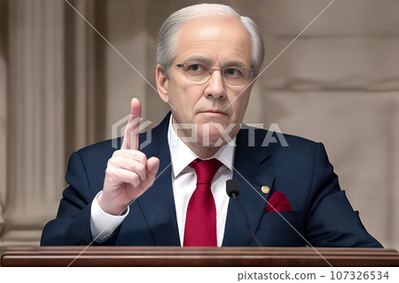 AI 生成的圖像/政治家/記者演講 3 AI 生成的圖像/政治家/記者演講 3 107326534