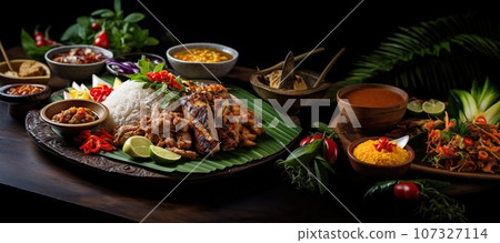 sticky rice pairs perfectly with zesty green papaya salad sticky rice pairs perfectly with zesty green papaya salad 107327114