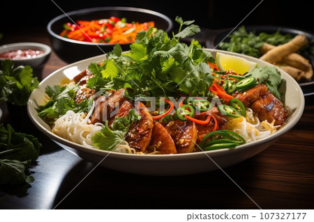 Savor the creamy and fragrant green curry Savor the creamy and fragrant green curry 107327177