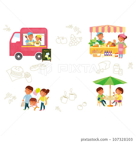 Marche Illustration Marche Illustration 107328103