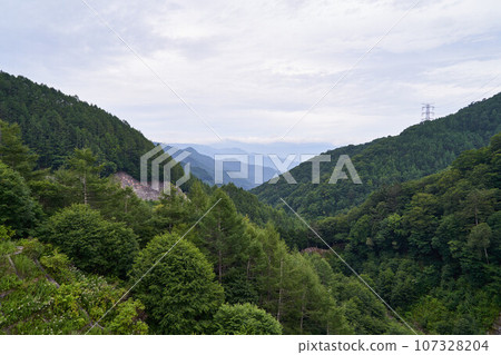 View from Kotokawa Dam, Yamanashi Prefecture View from Kotokawa Dam, Yamanashi Prefecture 107328204