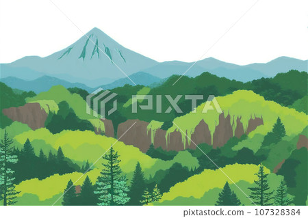 健行背景圖樹木和山脈 17 107328384