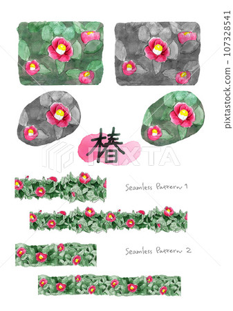 山茶花插圖集 山茶花插圖集 107328541