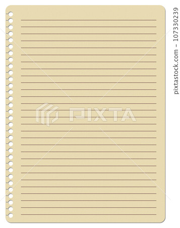 Simple notebook background material 107330239