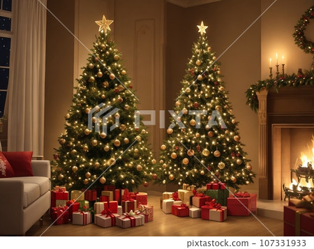 Gorgeous Christmas tree (AI image) Gorgeous Christmas tree (AI image) 107331933