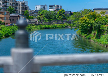 石川縣、金澤市、一町茶屋街、漫步、千本格子、自然、夏天、淺野川、河濱、觀光、日本海、北陸、中野大橋 石川縣、金澤市、一町茶屋街、漫步、千本格子、自然、夏天、淺野川、河濱、觀光、日本海、北陸、中野大橋 107332990