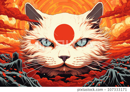 [AI生成影像] 太陽貓 107333171