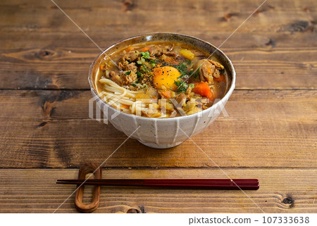 Curry somen noodles 107333638