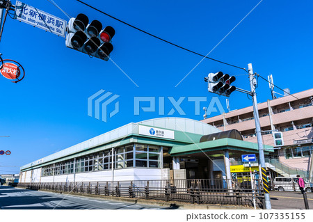 日本東京城市景觀，俯瞰北新橫濱車站等 107335155