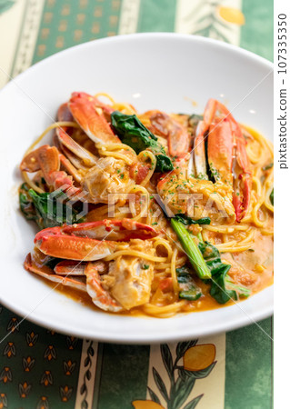 蟹肉番茄醬義大利麵 107335350