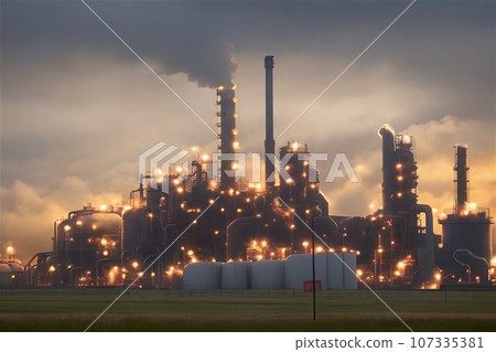 Chimneys and piping in industrial areas 2 107335381