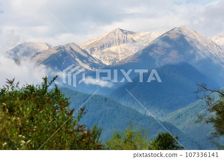 Summer landscape of Pirin mountains, Bulgaria Summer landscape of Pirin mountains, Bulgaria 107336141