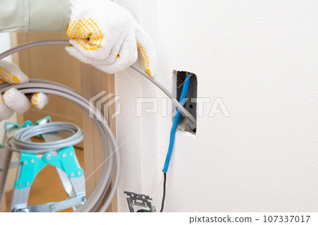 Electrical work Cable wiring / entry work Electrical work Cable wiring / entry work 107337017