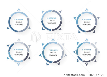 Circle Arrows 107337170