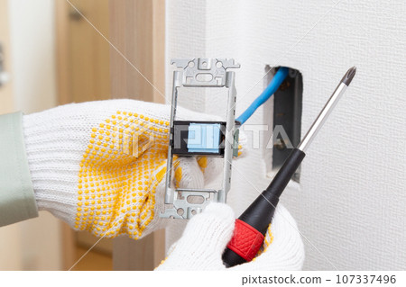 Electrical work (switch work) Electrical work (switch work) 107337496