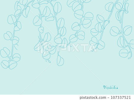 Dischidia 插圖（藍色） 107337521