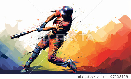 男子擊球棒球 107338139