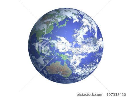 日本澳洲地圖風格清晰地球白色背景(3DCG 影像) 日本澳洲地圖風格清晰地球白色背景(3DCG 影像) 107338410
