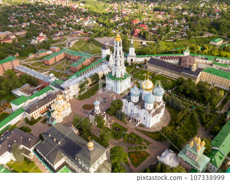 Aerial view of Trinity Lavra of St. Sergius, Sergiev Posad 107338999