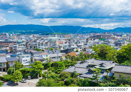 Kishiwada city seen from the castle tower of Kishiwada Castle 107340067