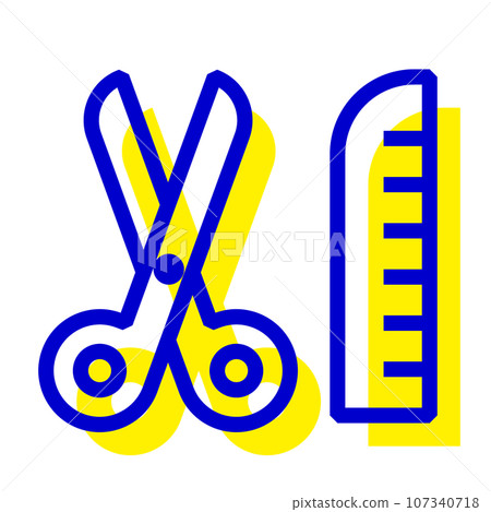 代表寵物、美容的兩種顏色風格圖標 107340718