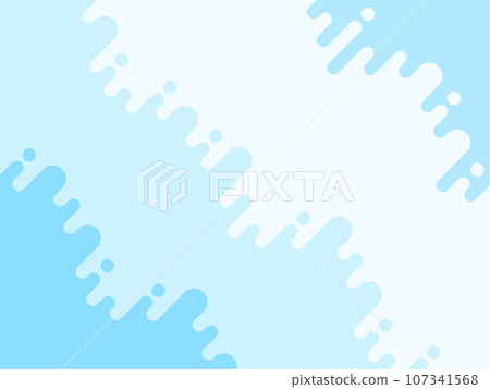 淺藍色對角線波浪流行線裝飾框 107341568