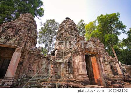 柬埔寨吳哥遺址普里亞汗寺 107342102