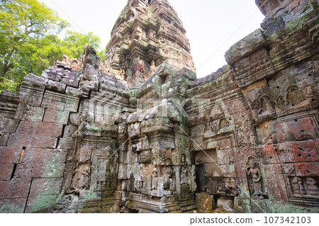 柬埔寨吳哥遺址普里亞汗寺 柬埔寨吳哥遺址普里亞汗寺 107342103