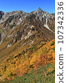 Mt.Yarigatake Higashikamaone in autumn leaves 107342336